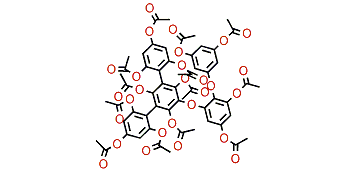 Difucodiphlorethol A tridecaacetate
